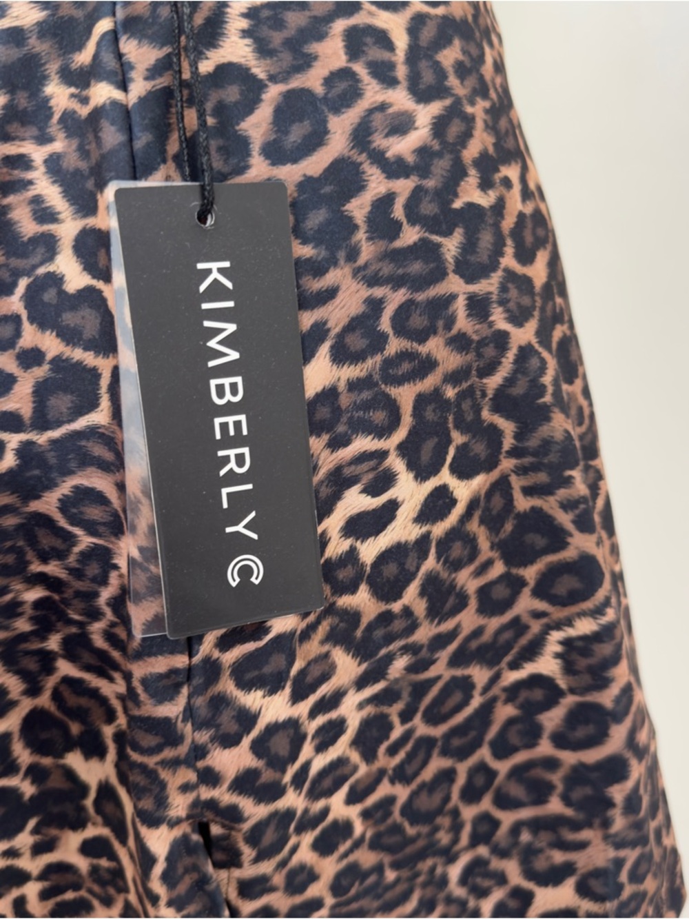 Sleeveless Leopard Print Mini Dress with Side Bow Small - Picture 4 of 6